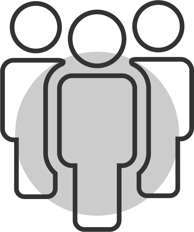 Icon representing a group of people